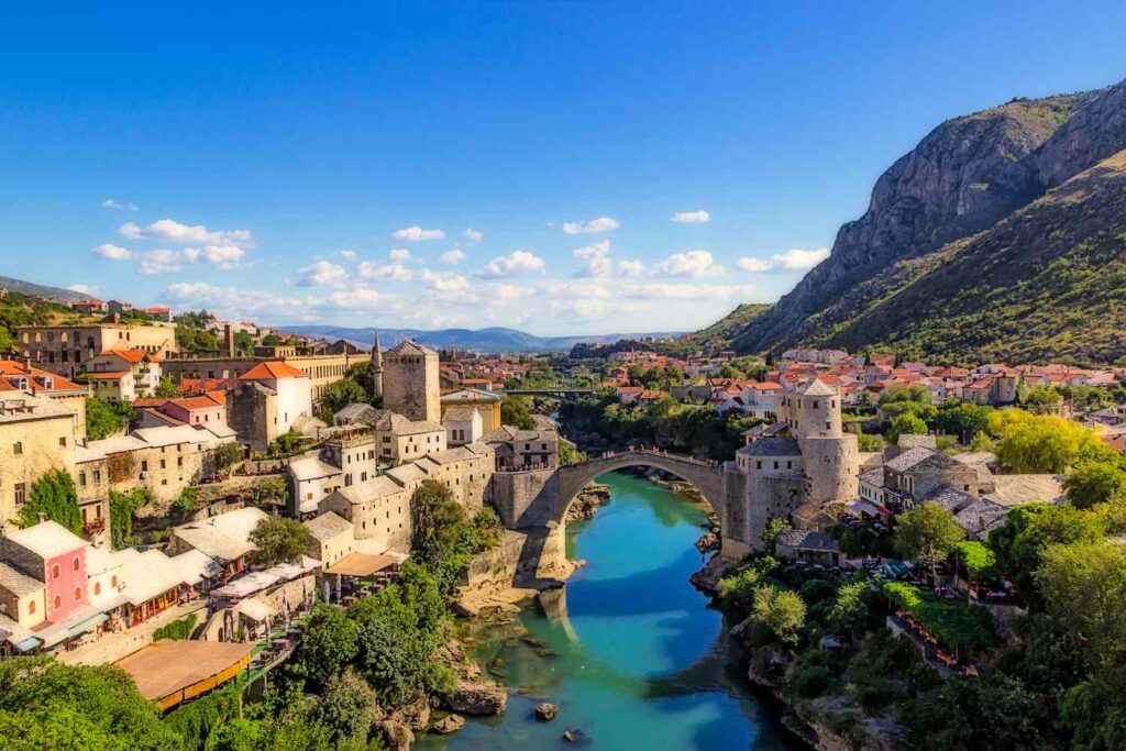 old-bridge-area-of-the-old-city-of-mostar-in-bosnia-and-herzegovina--977889536-5c48953046e0fb0001d42212